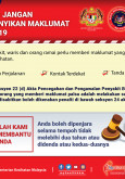 Jujur : Jangan Sembunyikan Maklumat COVID-19